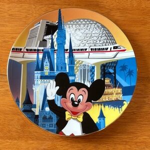 Disney Mickey Mouse Decorative Plate - Multicolor Limited Edition